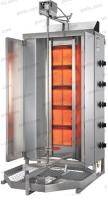 Aparat kebab/gyros, 5 arzatoare, gaz, 120 kg, GD5, POTIS