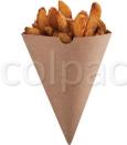 Articole street food -Large cone (kraft) 01CC1KR COLPAC