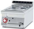 Bain marie GN 1/1, gaz, top, linia 700 BMT-74G LOTUS