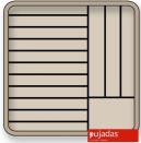 Cos pentru farfurii,inchis,Ø 270-310, P14126F1, PUJADAS