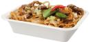 Cutie cartofi prajiti -White Compostable Ovenable Open Pulp Tray 04OPT1WH COLPAC