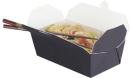 Cutie meniu - Black Microwaveable Paperboard Box – 985ml 01OR2MB COLPAC
