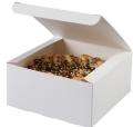 Cutie meniu - Printed Large Square Paperboard Box “Ssupa Snax” 01BC2WH COLPAC