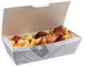 Cutie meniu - Printed Medium Rectangular Paperboard Box ‘Newsprint’ 01FCB3N COLPAC