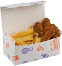 Cutie meniu - Printed Standard Rectangular Paperboard Box “Ssupa Snax” 01FC1S COLPAC