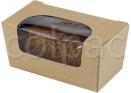 Cutie prajituri –Kraft Paperboard Small Cake Box with window 01SCB1 COLPAC