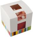 Cutie prajituri –White Paperboard Single Cake Box with window 01CAKE1 COLPAC