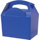 Cutie sandwich - Dark blue paperboard box with handle 01MBBLUE COLPAC