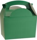Cutie sandwich - Green paperboard box with handle 01MBGREE COLPAC