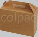 Cutie sandwich - Kraft Paperboard Carry Pack Box – Large 01CP1KR COLPAC