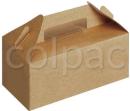 Cutie sandwich - Kraft Paperboard Carry Pack Box – Small 01CPOKRA COLPAC