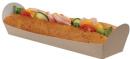 Cutie sandwich -Kraft Paperboard Open Baguette Tray 01BG2RK COLPAC