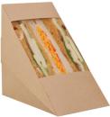 Cutie sandwich -Large Paperboard Sandwich Pack, Rear Loading in Kraft 01ST11K3 COLPAC