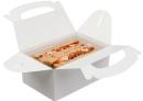 Cutie sandwich - White Paperboard Carry Pack Box 01MBSMWH COLPAC