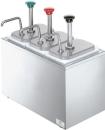Dispenser sos 3 pompe otel inox, refrigerat, SB-3 83790 + 3 x 94141, SERVER