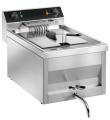 Friteuza simpla 12 litri cu robinet, top, electrica, FRE12L
