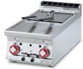 Friteuza top, gaz, dubla, 8+8 litri, linia 700 F2/8T-74G LOTUS