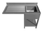 Spalator 1 cuva cu picurator, polita si spatiu masina spalat 1200x700x850#1