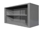 Dulap de perete deschis cu 1 polita 1800x400x600#1
