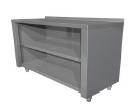 Masa tip dulap cu rebord 1600x700x850#1