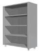 Dulap vertical deschis 1400x600x1800#1