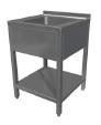 Spalator 1 cuva cu polita 600x700x850#1