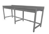 Masa de lucru cu rebord 2800x600x850#1