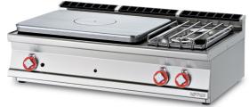 Plita solida/miez refractar dubla, cu 2 arzatoare, top, gaz, linia 700, TP2T-712GP LOTUS#1