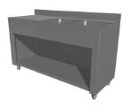 Spalator 2 cuve, tip dulap, cu picurator 1600x700x850#1
