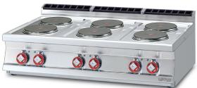 Masina gatit 6 plite rotunde, top, electrica, linia 900, PCT-912ET, LOTUS#1