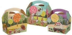 Pachete petreceri copii - Zest™– Compostable Paperboard Party Boxes–Printed Design 01MBWOOD COLPAC#1