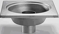 Sifon inox de pardoseala cu iesire verticala C30100R#1