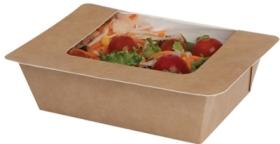 Bol Salata -Heat-seal Window Salad Pack (kraft) - 825 ml 01SP1HK COLPAC#1