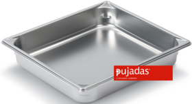 Vascheta gastronorm inox, GN 2/1, INOX PRO, P210401, PUJADAS#1