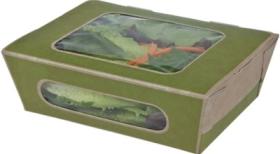 Bol Salata -Tuck-Top Salad Pack ‘Khaki Leaf’ -825 ml 01SP1TCK COLPAC#1