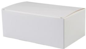 Cutie meniu - White Standard Rectangular Paperboard Box 01FC1WH COLPAC#1