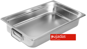 Vascheta cu manere, GN 1/1, INOX PRO, P1115F2, PUJADAS#1