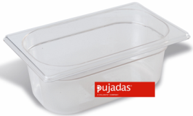 Vascheta policarbonat transparent, GN 1/4, P1406BF, PUJADAS#1