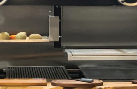 Gratar pe carbuni cu suport mobil, TANDOR, NPICCO#2