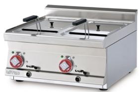 Friteuza dubla, top, electrica, 10+10 litri, 2 cosuri, linia 600 F2/10T-66ET LOTUS#1