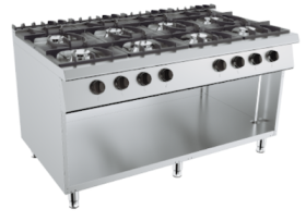 Masina gatit 8 arzatoare cu suport deschis, gaz, linia 700, G7K203G-W, KUSINA#1