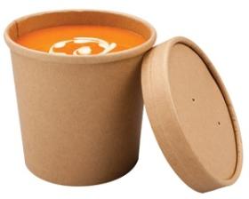 Bol supa Microwavable Souper Cup and Lid 350ml 04S12CPK COLPAC#1