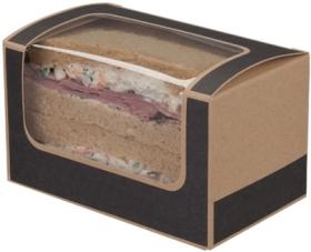 Cutie sandwich -Printed Paperboard Square-Cut Sandwich Pack ‘Café Today’ 01ST61CS COLPAC#1