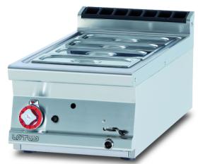 Bain marie GN 1/1+GN 1/3, gaz, top, linia 900, BMT-94G LOTUS#1