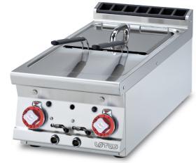 Friteuza top, gaz, dubla, 8+8 litri, linia 700 F2/8T-74G LOTUS#1