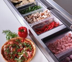 Masa frigorifica pizza, 4 sertare, TPP-AT-67D-4-HC, TRUE#2