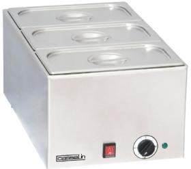 Bain Marie 3 x GN 1/3, top, electric, CBM3, CASSELIN#1