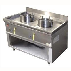 Masina gatit tip wok cu rebord, 2 arzatoare, gaz CHINA/2S DIAMOND#1