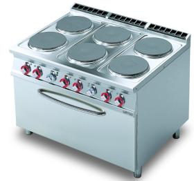 Masina gatit 6 plite rotunde+cuptor mare, GN 3/1, electrica, linia 900, CF6-912ET, LOTUS#1