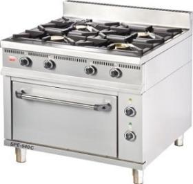 Masina de gatit 4 arzatoare, gaz+cuptor electric, linia 700, SPE-740 C GASTRO-HAAL - horeca#1
